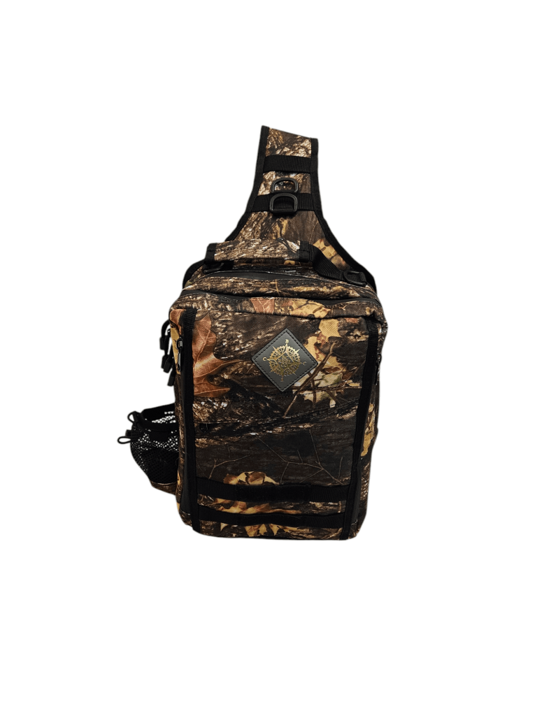 Fishing Sling Bag Tackle Storage Pack - Foliage Camouflage